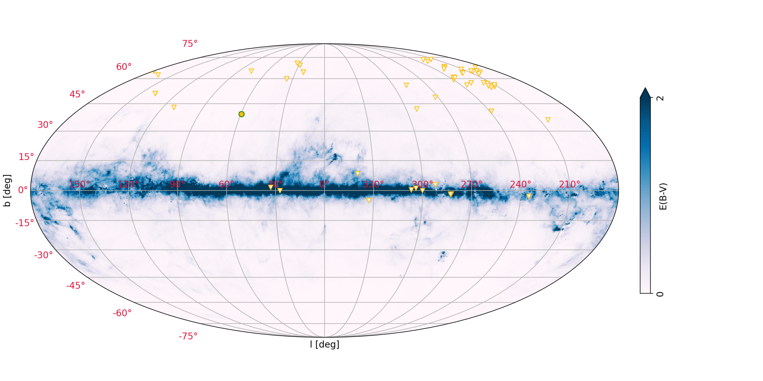 SVOM SkyMap Galactic