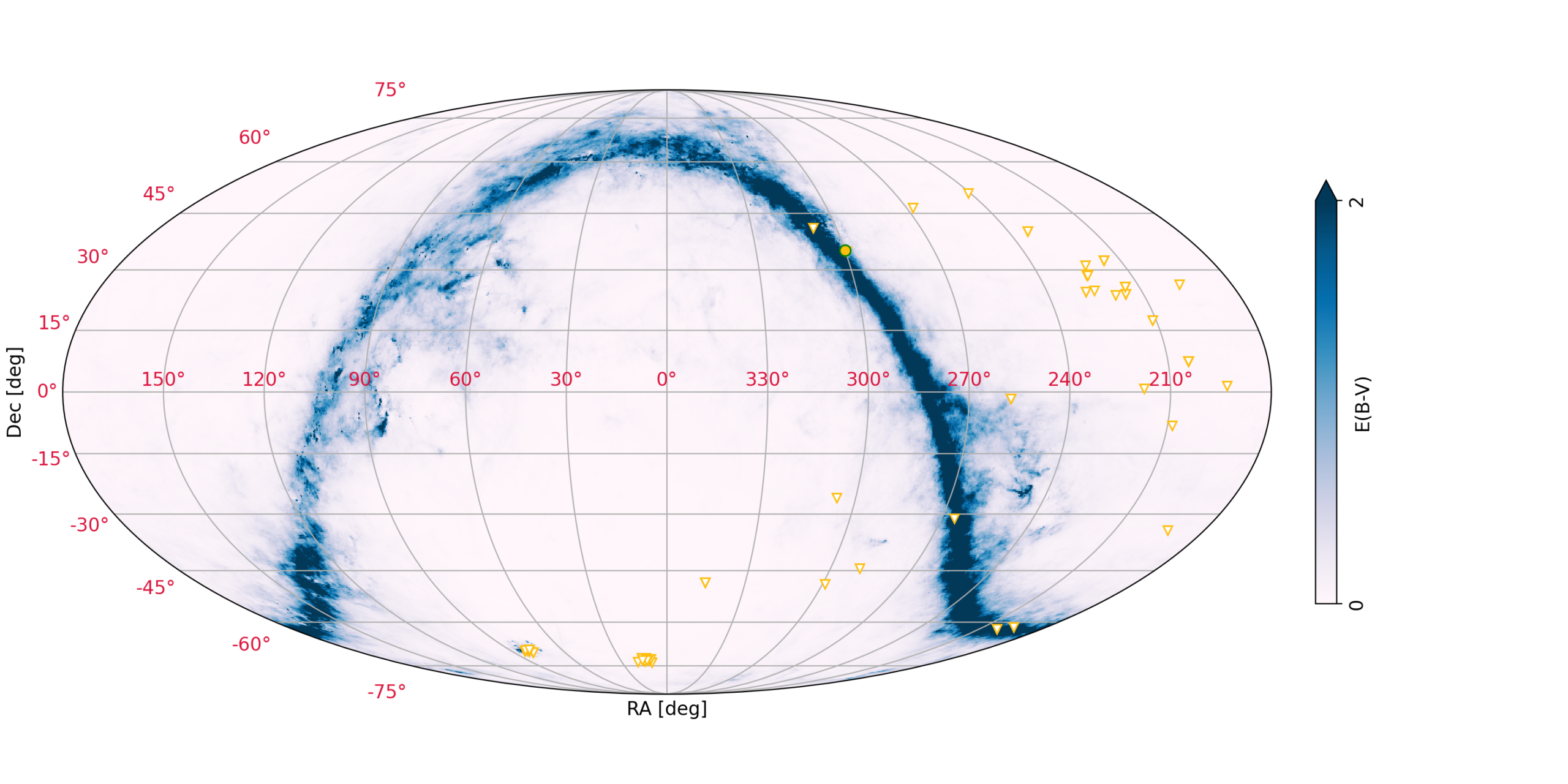 SVOM SkyMap Equatorial