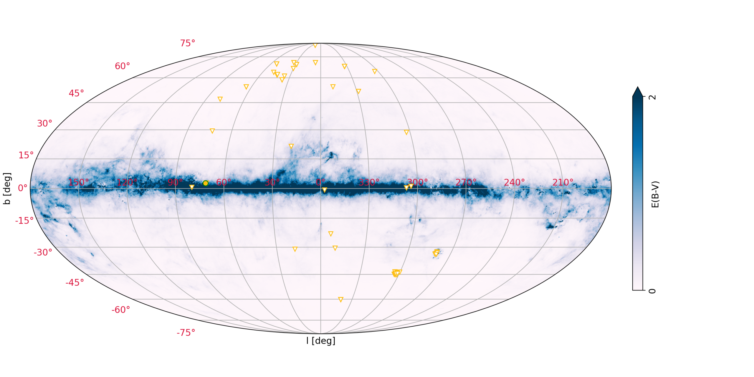 SVOM SkyMap Galactic